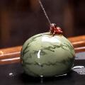 Watermelon Tea Pet Can Be Sprayed Ceramic Frog Tea Pet Cute Tea Set,l