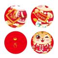 6 Pcs Chinese Red Envelopes, Year Of The Tiger Hong Bao for 2022
