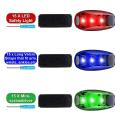 15 Pieces Led Safety Light, for Runners, Bike, Walking,blue+green+red
