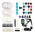 Guitar Accessories Kit Guitar Strings, Capo, Pick, String, Number A