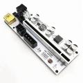 2pcs Ver010-x Riser Pci-e X1 to Pcie X16 Graphics Card Black+white