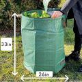 80 Gallons Reusable Yard Leaf Bag for Home Gardening Lawn Yard Waste