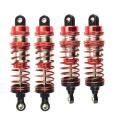 For Wltoys 124019 1/12 Rc Car Front & Rear Shock Absorber,red
