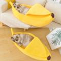 Banana Cat Bed, Pet Bed, Pet Bed for Cats, Rabbits&small Dogs Yellow
