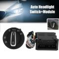 Car Auto Automatic Headlight Sensor Knob Switch Control Module