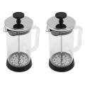 Simple Design French Press Coffee Maker Hot and Cool Strainer Tea Pot