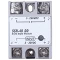 Single Phase Solid State Relay Dc-dc Ssr-40dd 40a White+silver