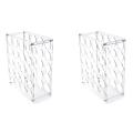 2-pack 20-holes Acrylic Storage Rack for Craft Room Clear Holder