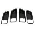 For Toyota Corolla 2019-2021 Inner Door Handle Bowl Trim,carbon Fiber