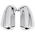 2pcs Abs Rear View Side Door Mirrors Cover Trim Car Styling