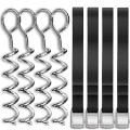 Trampoline Wind Stakes Heavy Duty Spiral Ground Anchor / 4 Pack