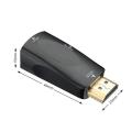 Hdmi Male to Vga Female Adapter with 3.5mm Jack Audio Video Converter