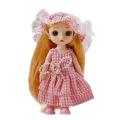 Movable Joint Mini 13 Joints 17 Cm Fashion Dress Bjd Doll Diy G