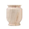 Natural Wood Color Vases Handmade Vase Home Office Table Decor Gift