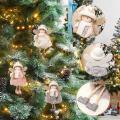 Christmas Doll Angel-elk Christmas Tree Hanging Ornaments for Home