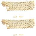 Vg Sports Ultralight 11 Speed Bicycle Chain 116l - Half Hollow Gold