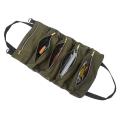 Tool Bag, Multi-purpose Tool Roll Bag, Wrench Roll Bag(army Green)