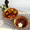 Hand-woven Rattan Basket Fruit Tea Snack Bread Basket