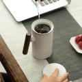 Ceramic Mug Office Tea Cup with Cover Filter Liner Ceramic Mug -d