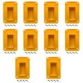 10packs Tool Holders for Dewalt 20v Drill Mount for M18 18v (yellow)