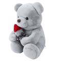 Bear Plush Toy with Rose,for Kids Boys Girls Birthday Christmas(35cm)