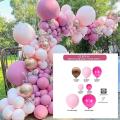 Rose and Pink Balloon Arch Garland Kit for Wedding Bridal Shower Baby