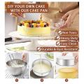 6 Inch Cake Pans Set Of 4,mold Baking Tool for Cake Pizza, Quiche