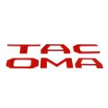 3d Raised Tailgate Insert Letters Emblem for 14-19 Toyota Tacoma-red