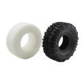 4pcs 120mm 1.9inch Rubber Tires for 1/10 Rc Rock Crawler Axial Scx10