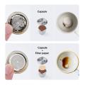 Stainless Steel Coffee Capsules Filter Paper with Spoon Brush