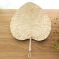 Baby Mosquito Repellent Fan Summer Manual Straw Hand Fans Palm Leaf
