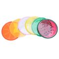 6pcs Round Non-slip Heat Resistant Mat Colorful Fruit Coasters Set