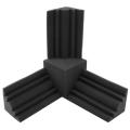 16pcs/set 12pc Bass Trap Wall Foam + 4pc Square Sound Insulation Foam