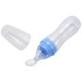 2 Pcs Silicone Baby Food Dispensing Spoon (120ml) - Squeeze Feeder