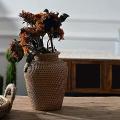 Rattan Woven Vase Art Vase Faddish Flower Pot for Home Decor