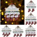 Creative Gifts Family 4 Socks Pendants Christmas Tree Decoration