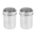 2x Stainless Steel Chocolate Icing Sugar Salt Flour Coffee Sifter