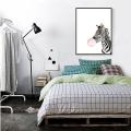 Animal Zebra Nordic Canvas Painting Wall Pictureunframed30*40cm