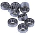 10pcs Miniature Sealed Metal Ball Bearing Model: Mr85-zz 5x8x2.5mm