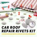 272pcs Car Roof Repair Rivet Kit Car Roof Buckle Retainer Beige