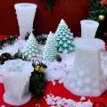 Christmas Candle Silicone Mold for Candle Making Diy Xmas Gifts E