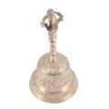 Handmade Fengshui Hand Tea Meditation Alarm Prayer Call Brass