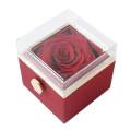 Eternal Rose Floral Necklace Box Valentine's Day Gift for Wedding A