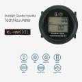 Lcd Backlight Hour Meter Tachometer for Gas Engine 2/4 Stroke