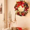 Christmas Decorations 30cm Christmas Wreath Door Hanging Props-gold