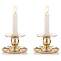 2pcs Metal Candle Holders for Christmas for Dining Tables, Home Decor