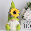 Bee Gnome Sunflower Doll Decor, Handmade Faceless Doll Ornaments,a
