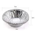 500 Pcs Disposable Kitchen Baking Circular Egg Tins Cake Cups Mould
