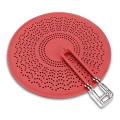 Grease Splatter Guard with Folding Handle,for Cooking,13 Inch,red