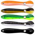 5pc Simulation Loach Soft Lures,slow Sinking Bionic Swimming Lures